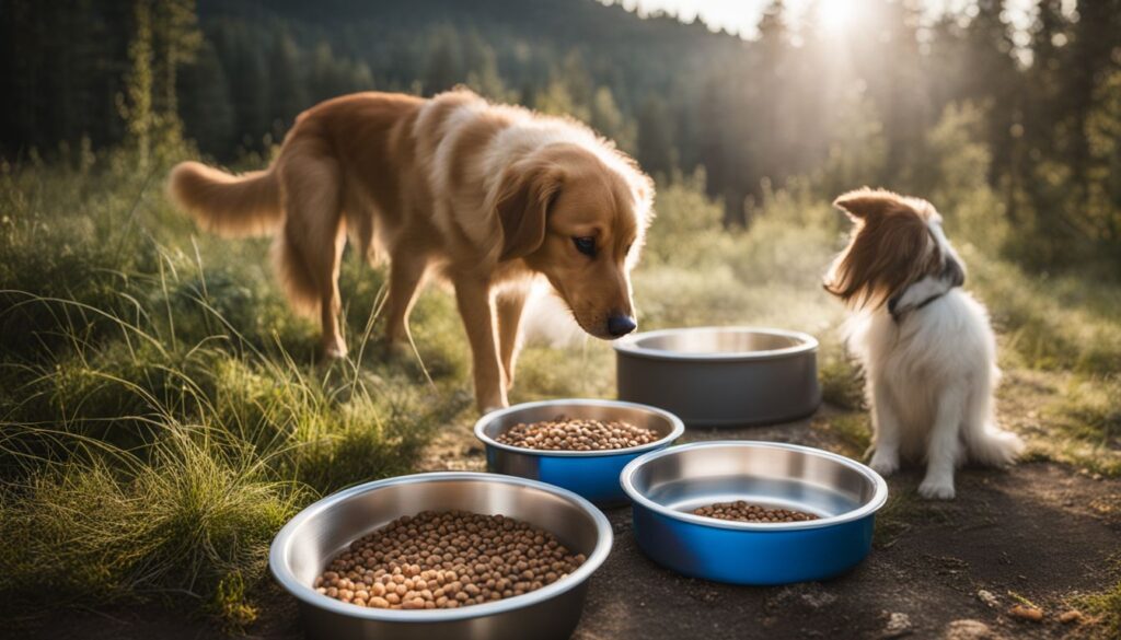 Hundenäpfe für Futter und Wasser
