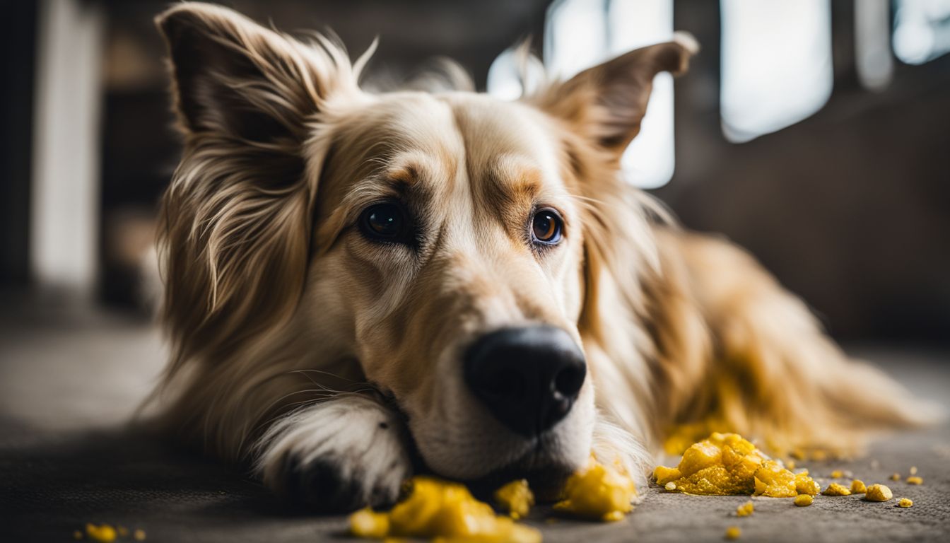 Was tun, wenn dein Hund gelben Schleim erbricht?