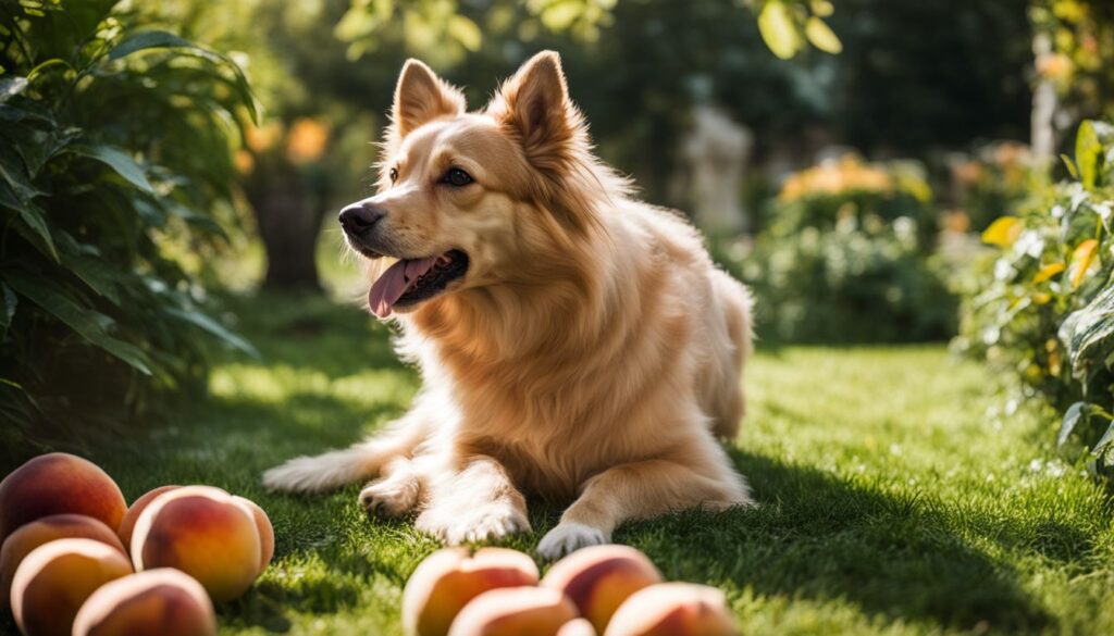 Dürfen Hunde Pfirsiche essen