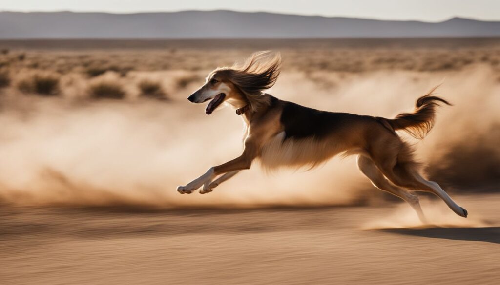 Der Saluki Windhund