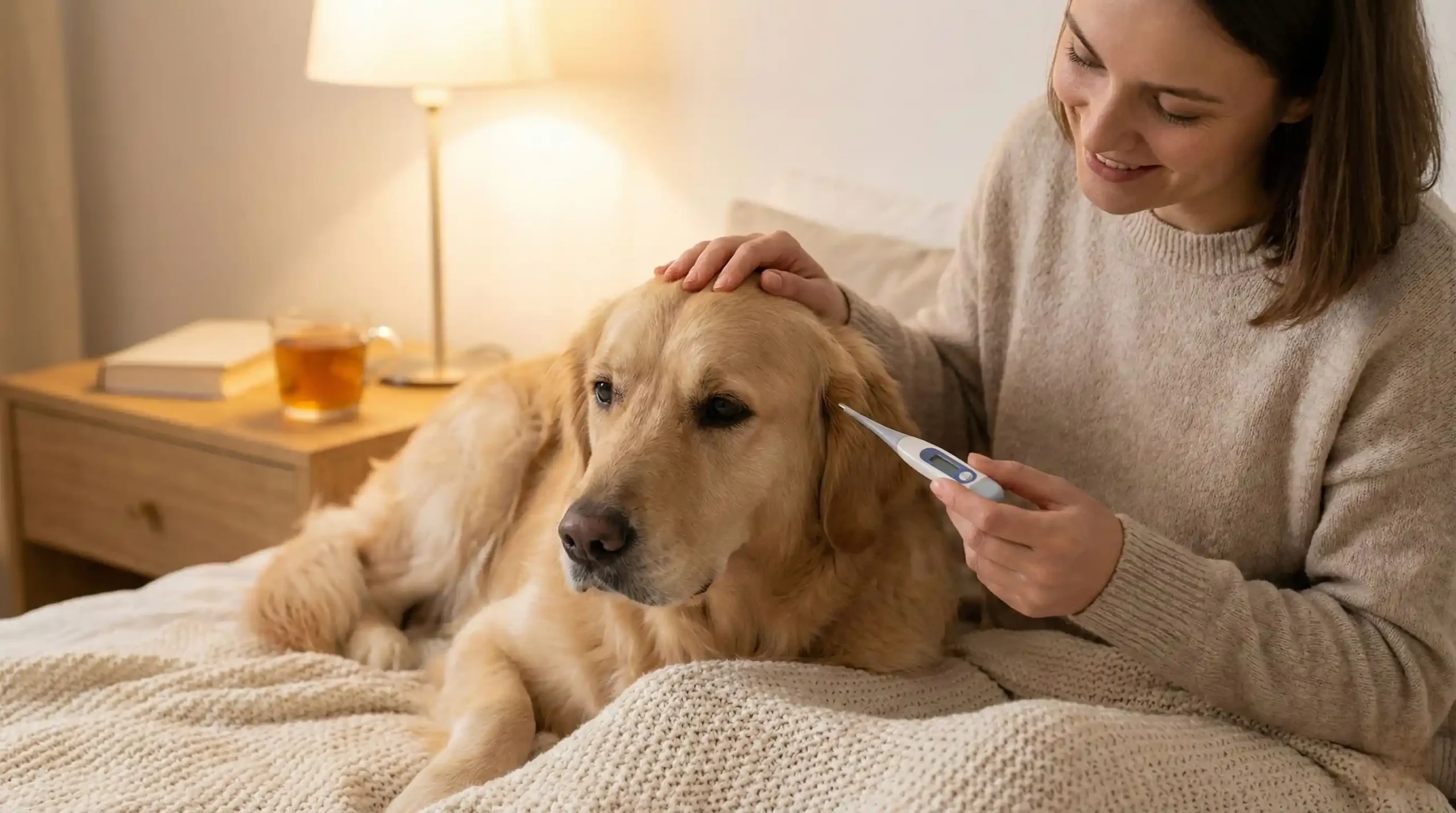 Körpertemperatur beim Hund messen